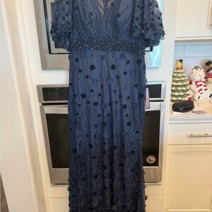 Mac Duggal Midnight Blue Formal Dress